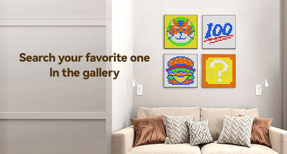 GAN328 Mosaic Cubes - Bộ Rubik Nghệ Thuật Pixel - GANCUBE