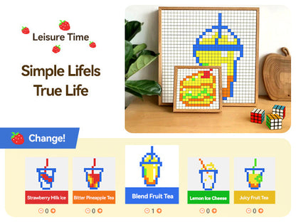 GAN328 Mosaic Cubes - Bộ Rubik Nghệ Thuật Pixel - GANCUBE