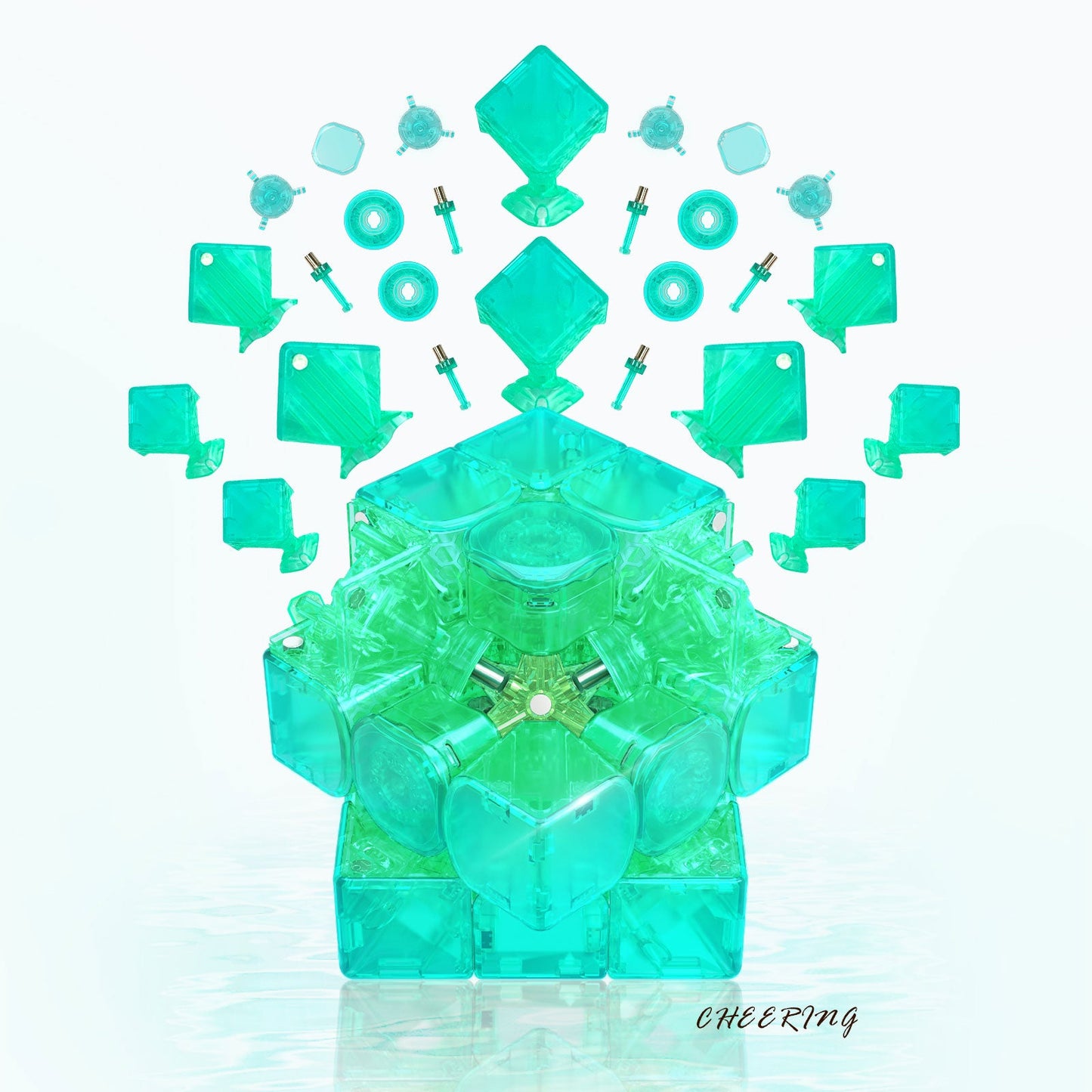 2021 Winter Limited Edition GAN12 Maglev Peacock - Rubik 3x3 Cao Cấp - GANCUBE