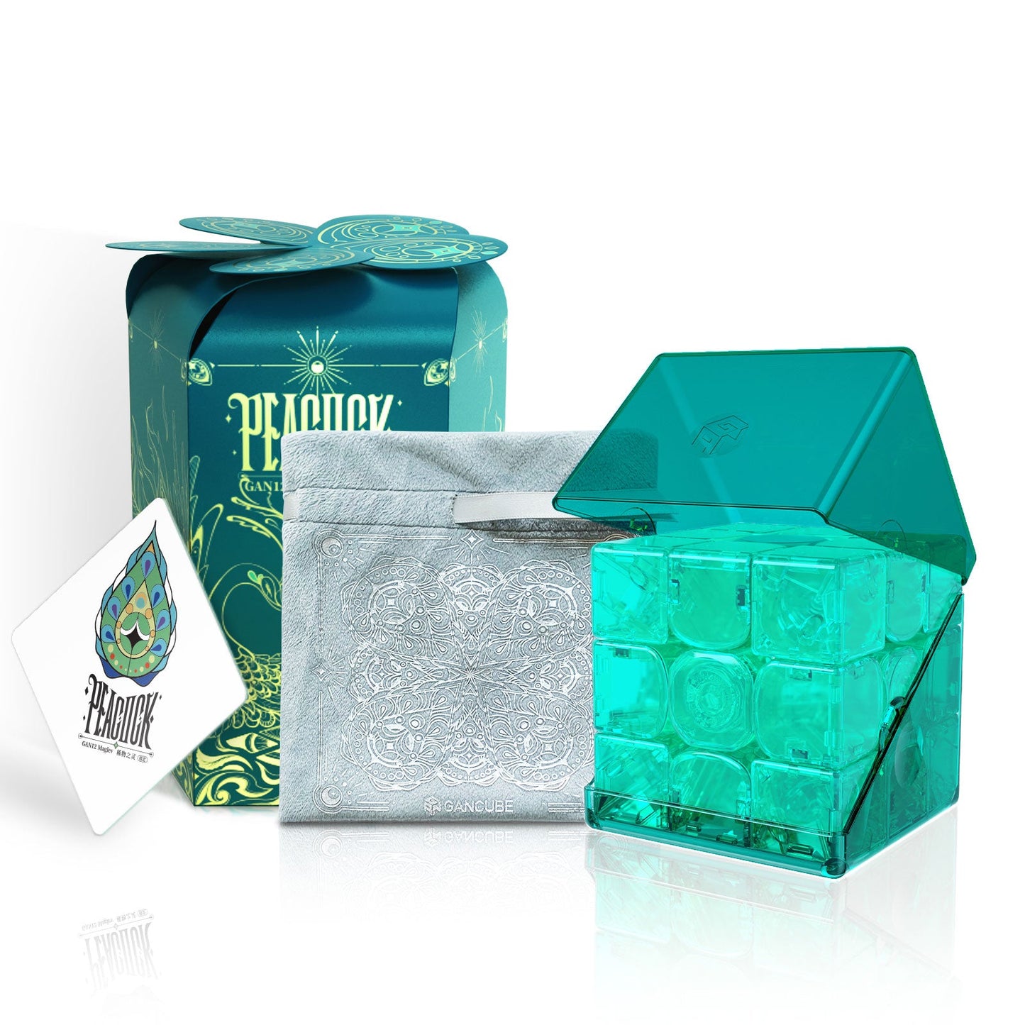 2021 Winter Limited Edition GAN12 Maglev Peacock - Rubik 3x3 Cao Cấp - GANCUBE