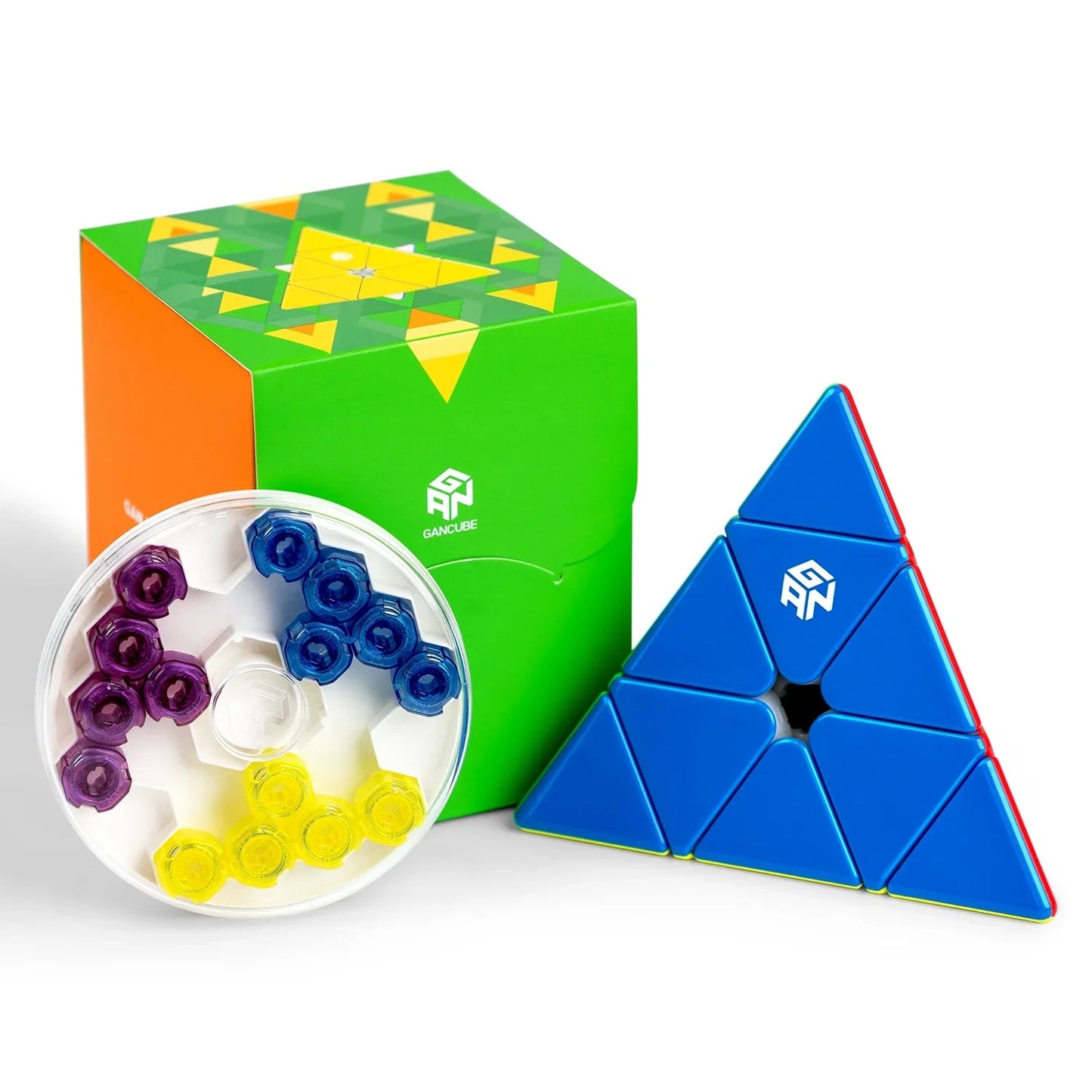 GAN Pyraminx M - Rubik Kim Tự Tháp Nam Châm Siêu Nhẹ - GANCUBE