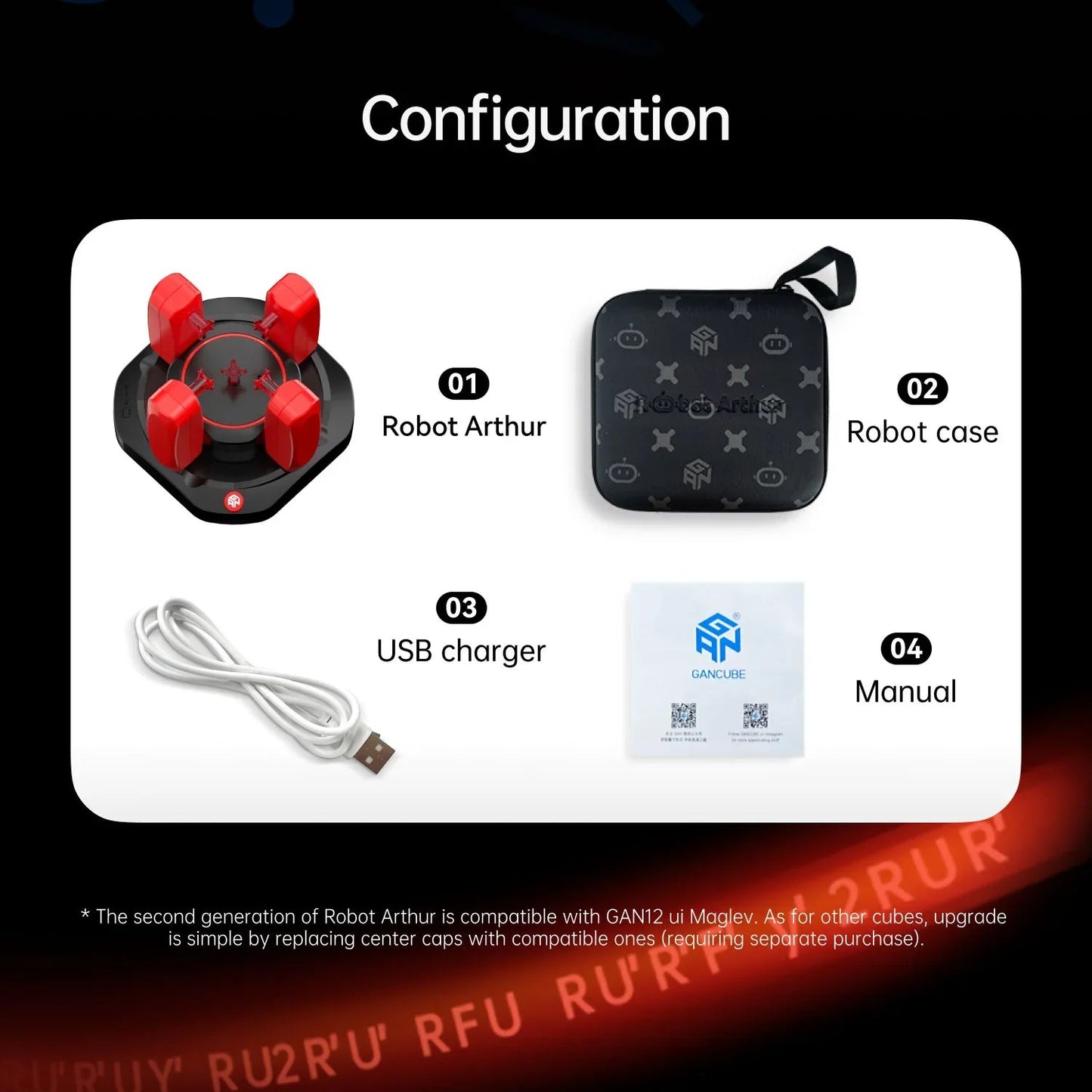 GAN Smart Robot V2 - Robot Giải Rubik Tự Động GANCUBE