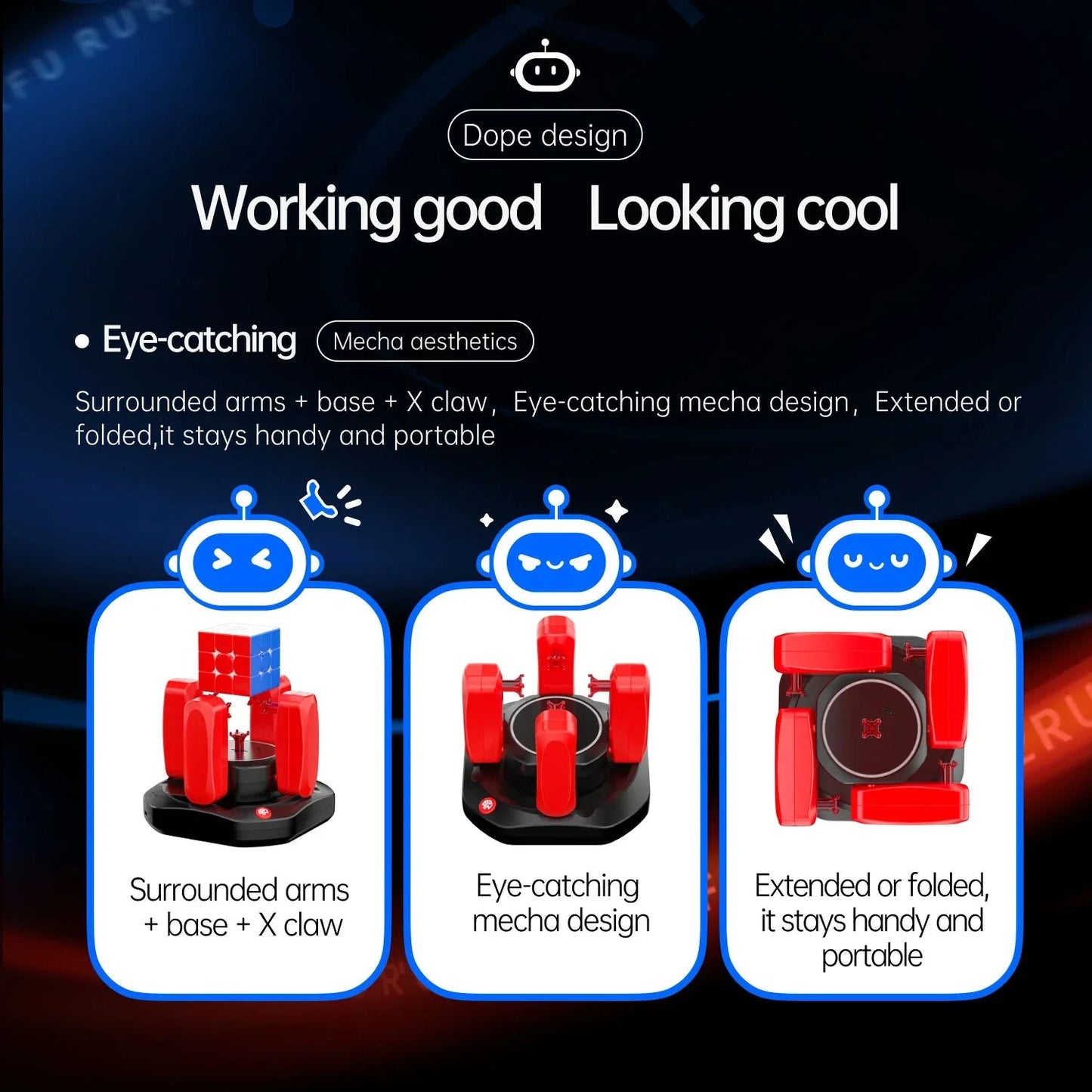 GAN Smart Robot V2 - Robot Giải Rubik Tự Động GANCUBE