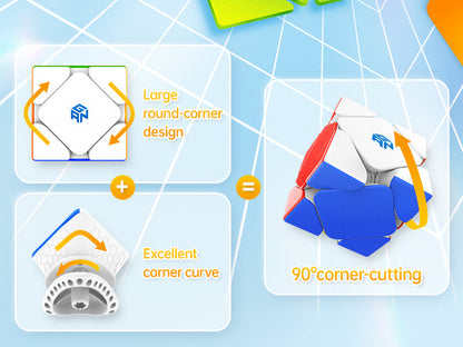 GAN Skewb M Smooth Magnetic Speed Cube - Rubik Skewb Nam Châm Cao Cấp GANCUBE