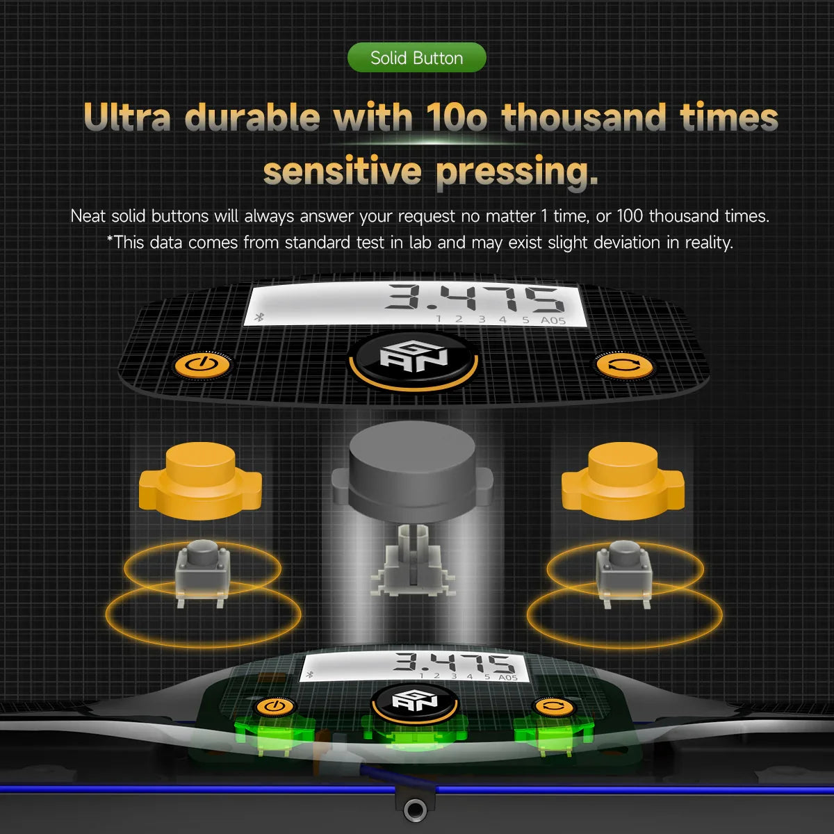 GAN Smart Timer - Đồng Hồ Bấm Giờ Rubik Thông Minh - GANCUBE