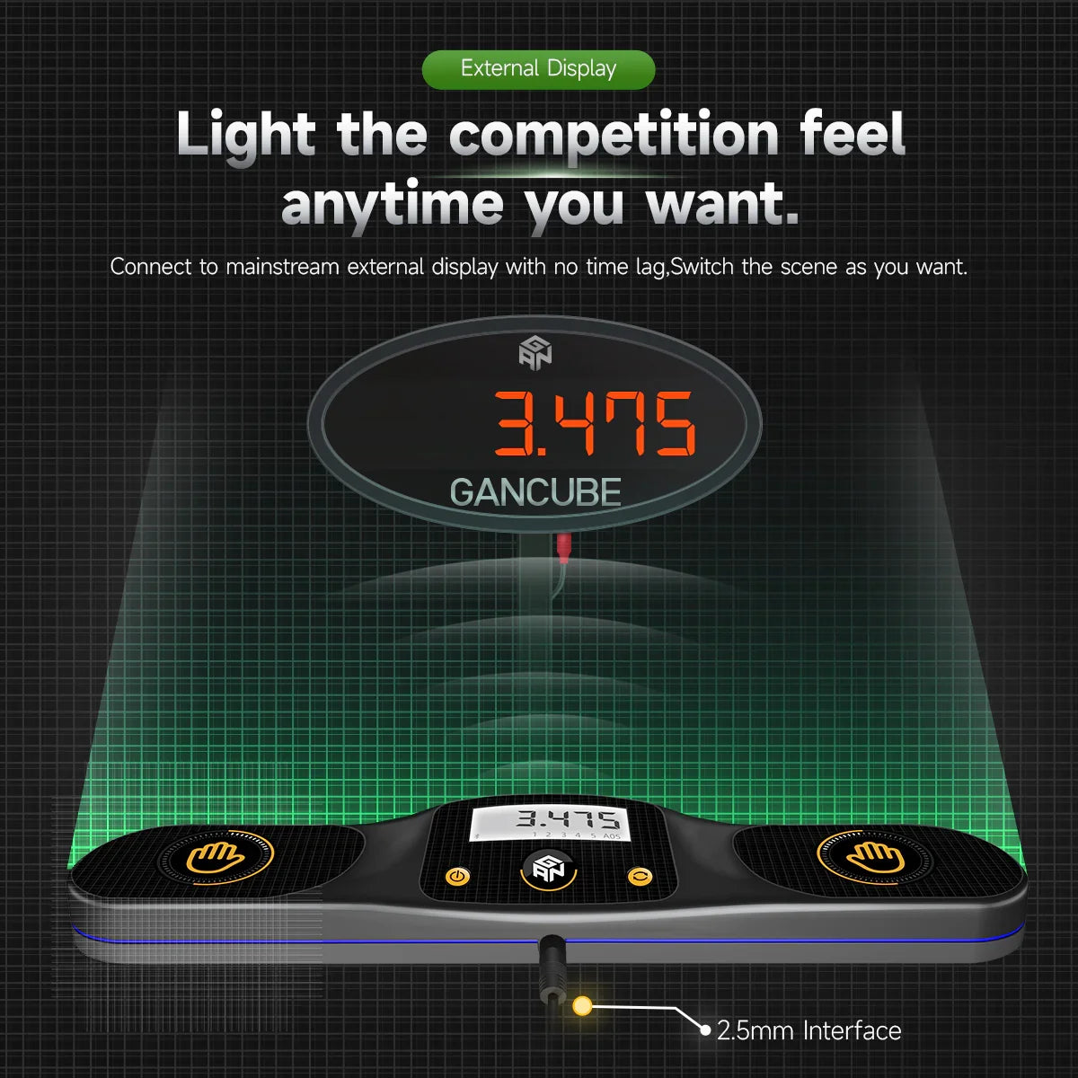 GAN Smart Timer - Đồng Hồ Bấm Giờ Rubik Thông Minh - GANCUBE