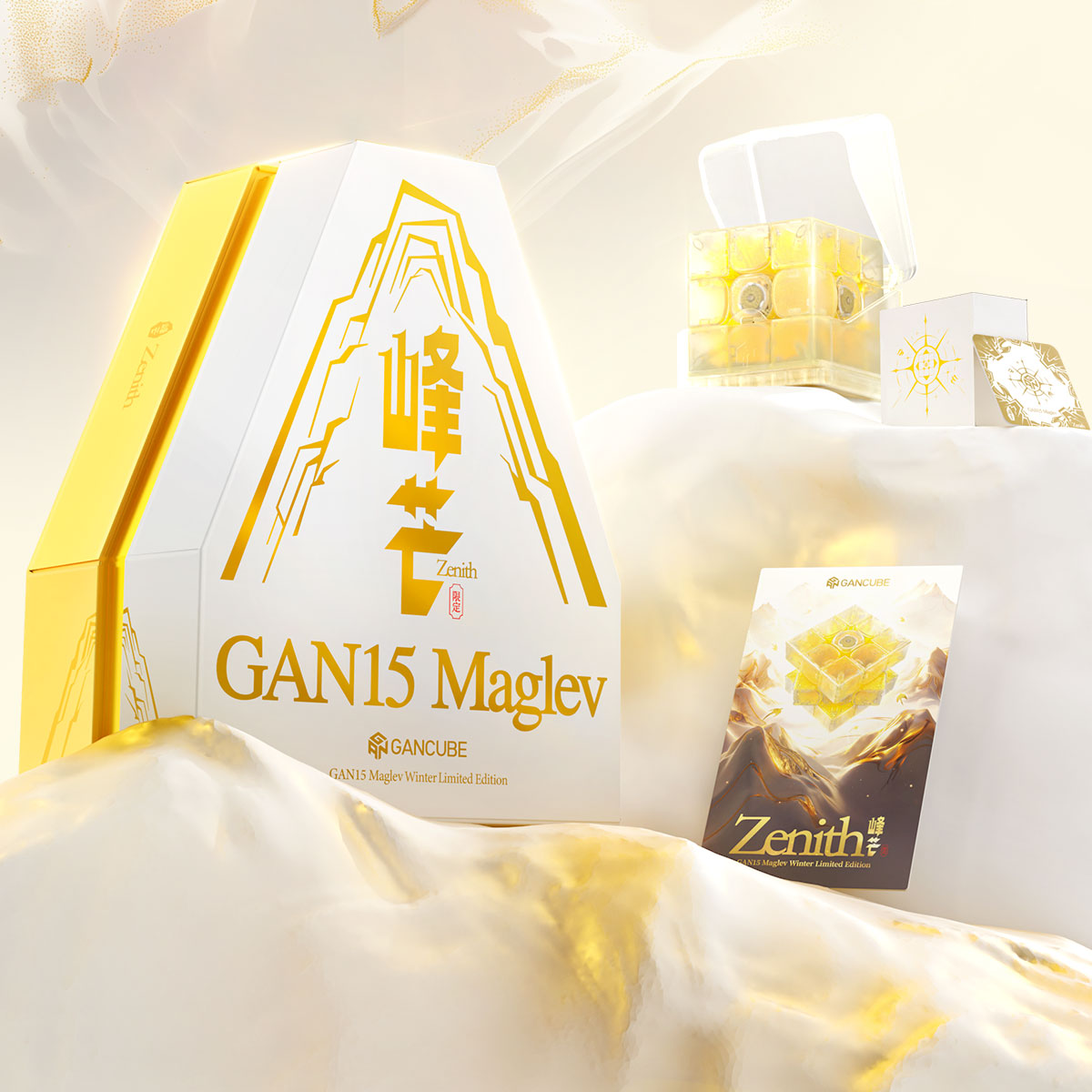 2024 Winter Limited Edition GAN15 Maglev Zenith - Rubik 3x3 Phiên Bản Giới Hạn GANCUBE