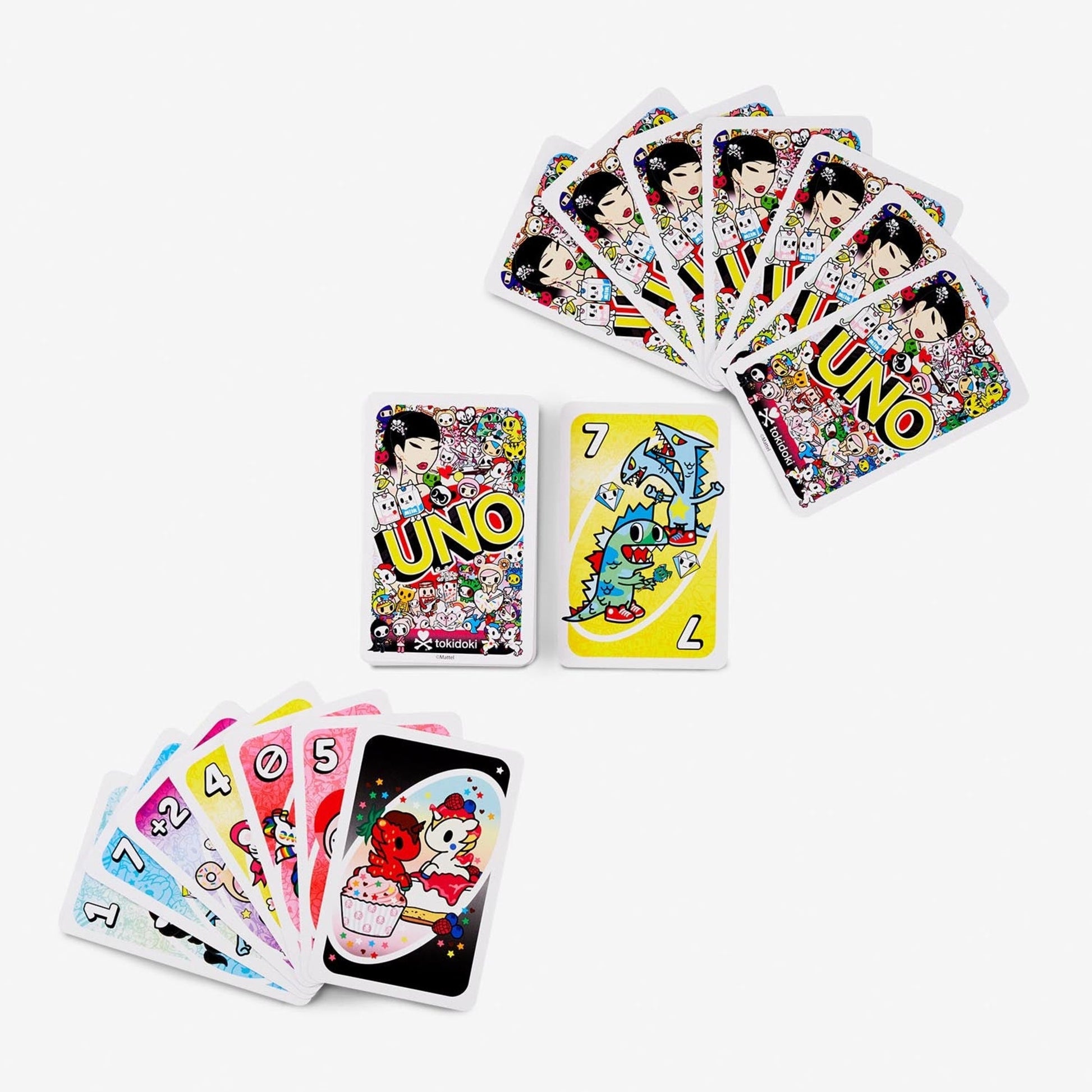 tokidoki UNO Card Game - Trò Chơi Bài Thẻ Bài Sưu Tầm - Mattel Creations - Góc nhìn khác 3