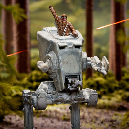 Star Wars Starships Select AT-ST With Chewbacca Mô hình xe die-cast sưu tầm Hot Wheels Mattel - Hình ảnh bổ sung 5