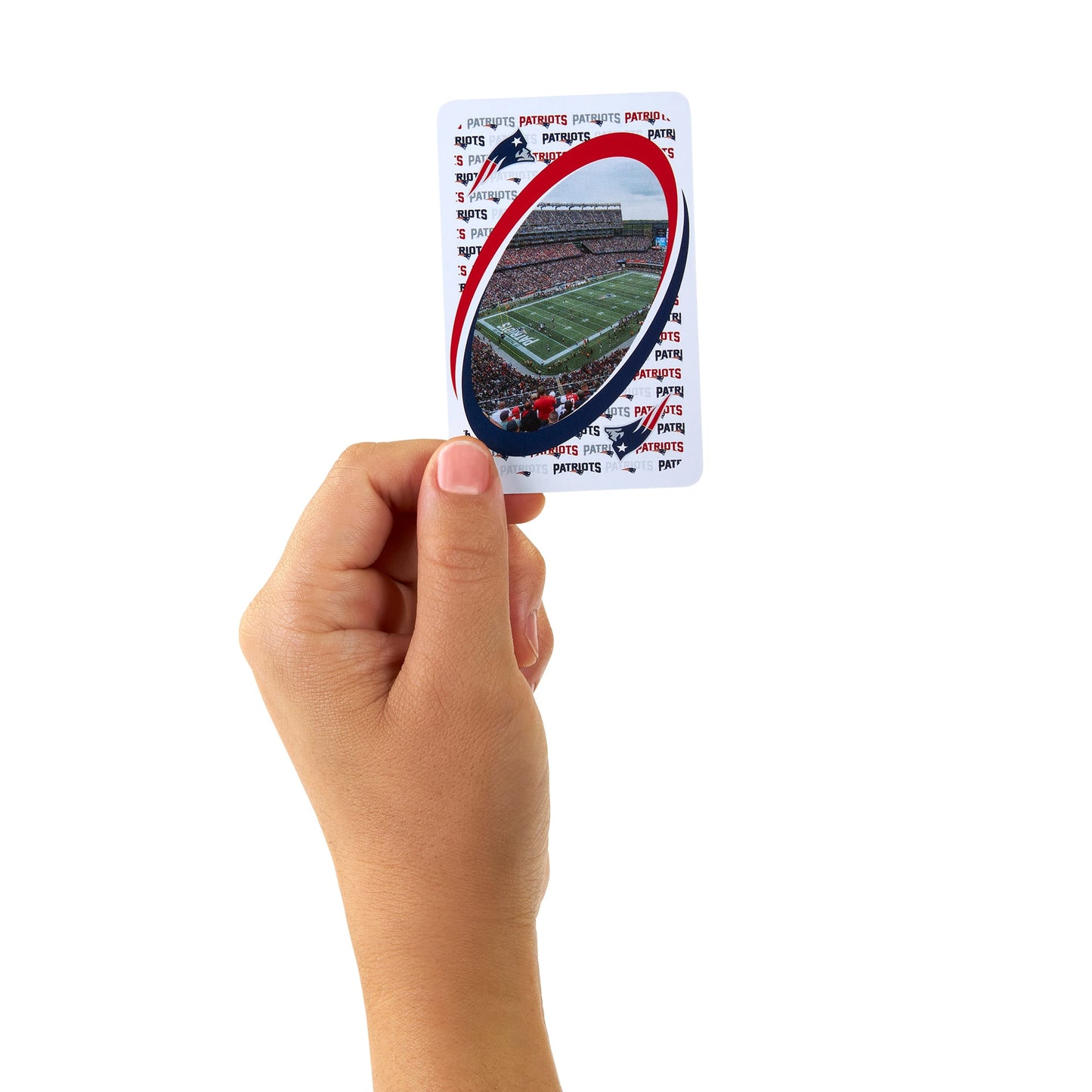 UNO Fandom NFL New England Patriots Game Deck - Bộ Bài Thẻ Bài Thể Thao Mattel Creations - Hình ảnh bổ sung 7
