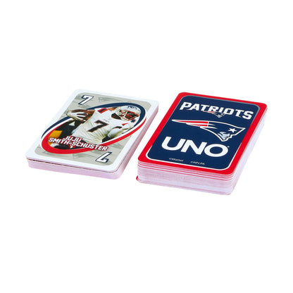 UNO Fandom NFL New England Patriots Game Deck - Bộ Bài Thẻ Bài Thể Thao Mattel Creations - Hình ảnh bổ sung 5
