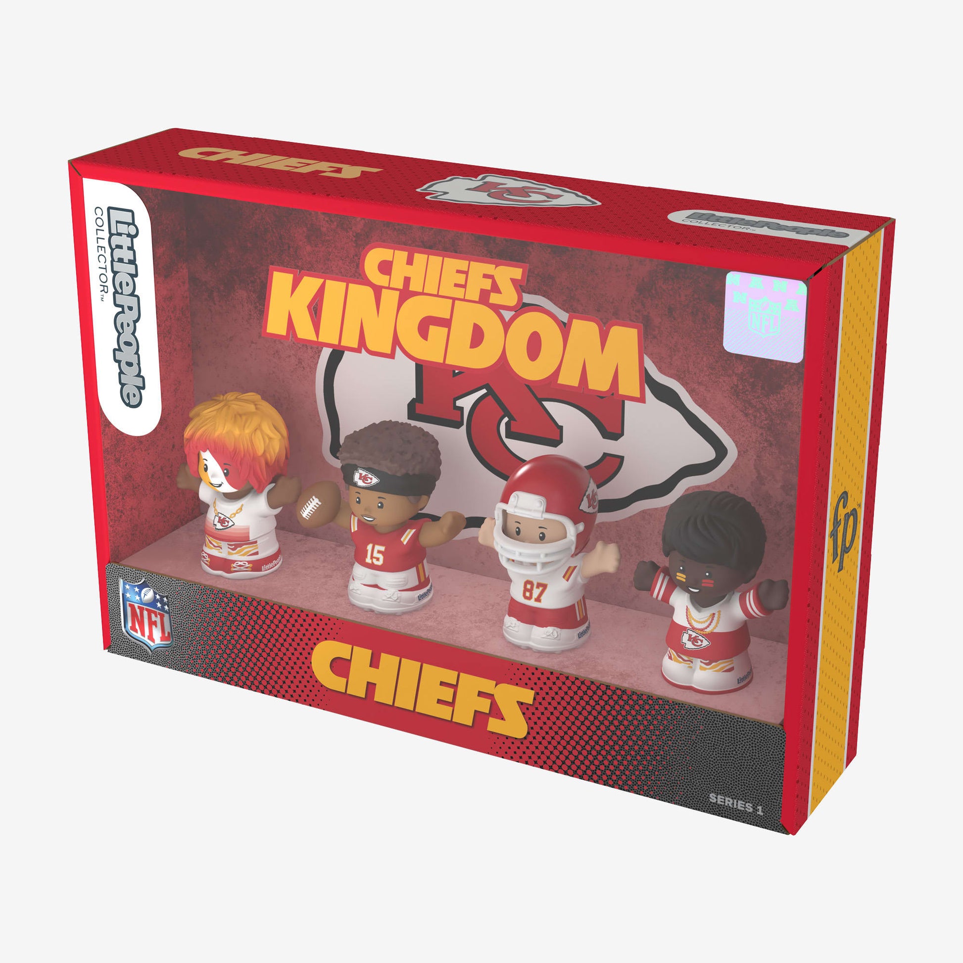 Little People Collector x NFL Kansas City Chiefs Set - Bộ Mô Hình Nhân Vật Sưu Tầm - Mattel Mattel - ảnh 3 - Figure Sets