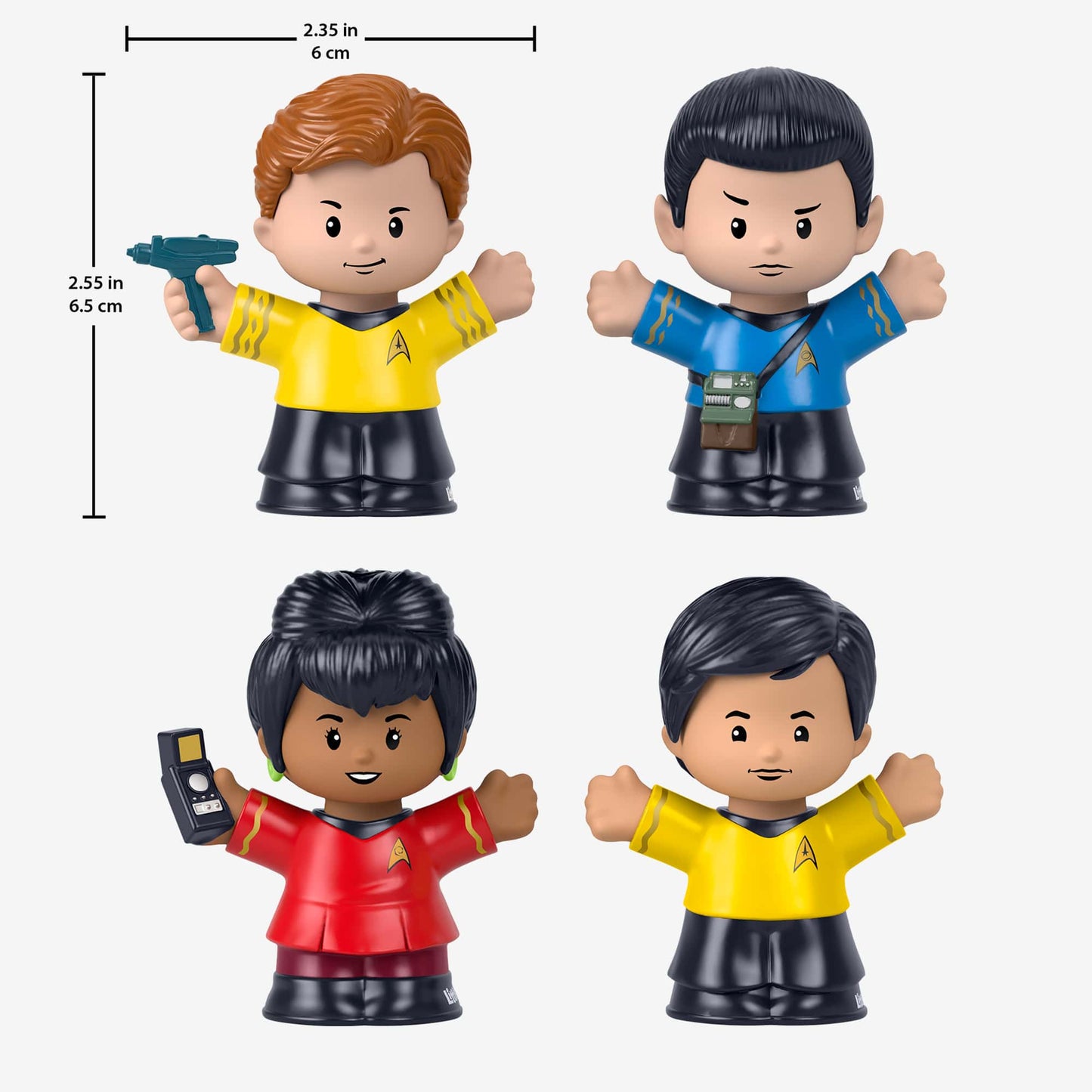 Little People Collector Star Trek Special Edition Set Bộ mô hình nhân vật Star Trek Mattel - Hình ảnh bổ sung 7