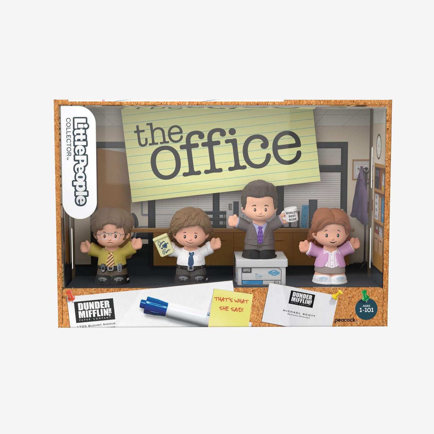 Little People Collector The Office Figures - Bộ 4 Mô Hình Nhân Vật Văn Phòng - Fisher-Price - Hình ảnh bổ sung 6