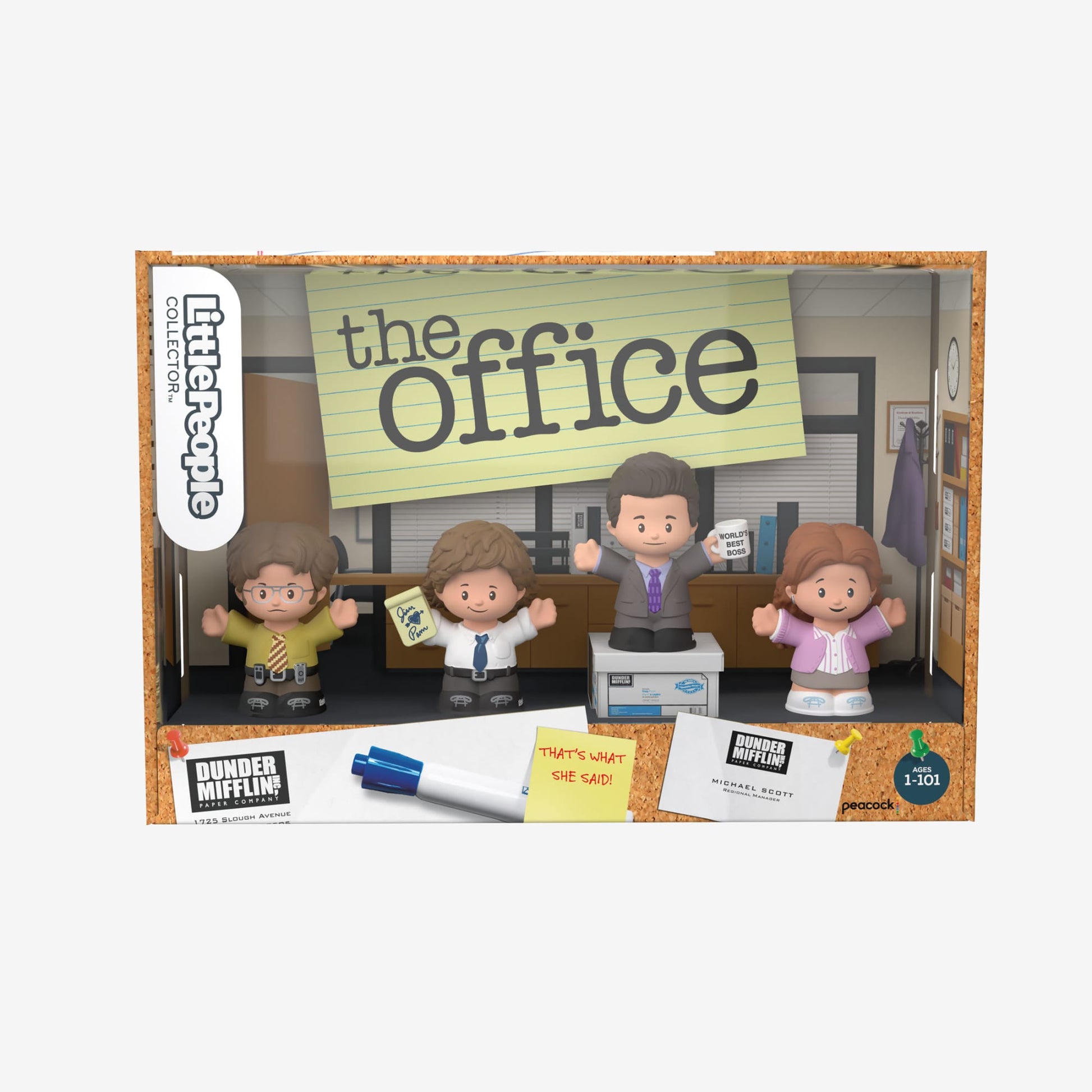 Little People Collector The Office Figures - Bộ 4 Mô Hình Nhân Vật Văn Phòng - Fisher-Price - Hình ảnh bổ sung 6