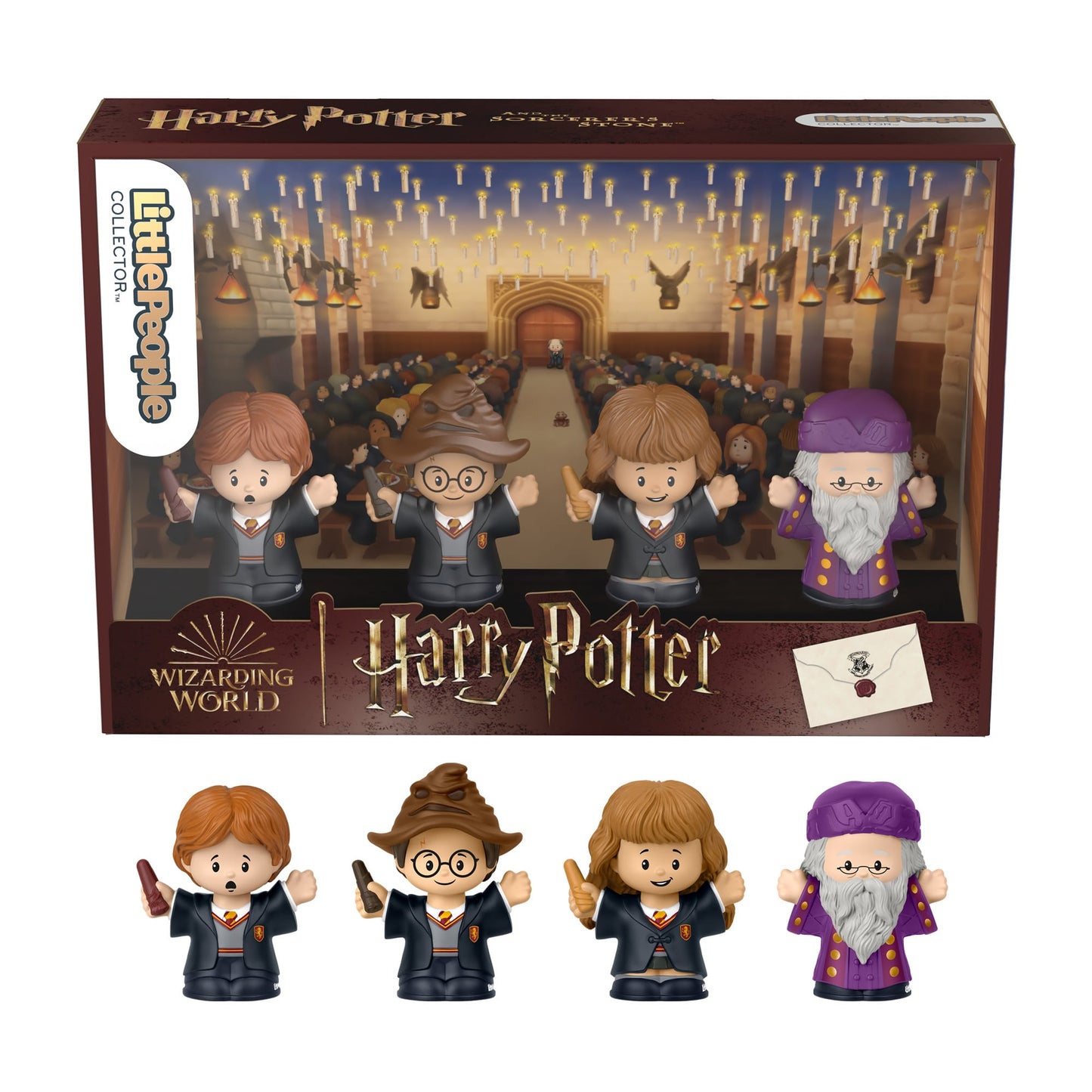 Little People Collector Harry Potter and the Sorcerer’s Stone Special Edition Figure Set - Bộ Mô Hình Sưu Tầm Phù Thủy Harry Potter - Mattel HVG45 - Hình ảnh sản phẩm