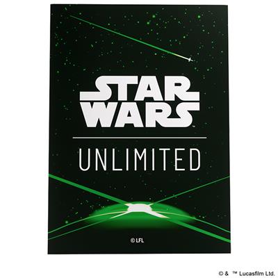 Star Wars: Unlimited Premium Art Sleeve Card Back Green - Bọc Bài Cao Cấp Gamegenic
