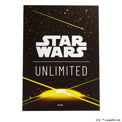 Star Wars: Unlimited Premium Art Sleeve Card Back Yellow - Bọc bài cao cấp Gamegenic