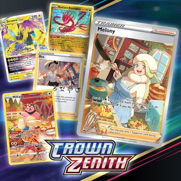 PP42 - Thẻ bài Pokemon TCG Crown Zenith Booster Pack