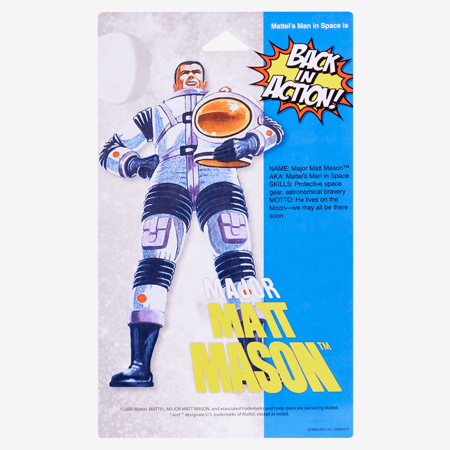 Back in Action! Major Matt Mason Big Jim & Pulsar Figures - Bộ 3 Mô Hình Hành Động Retro Mattel Creations Mattel Creations - 