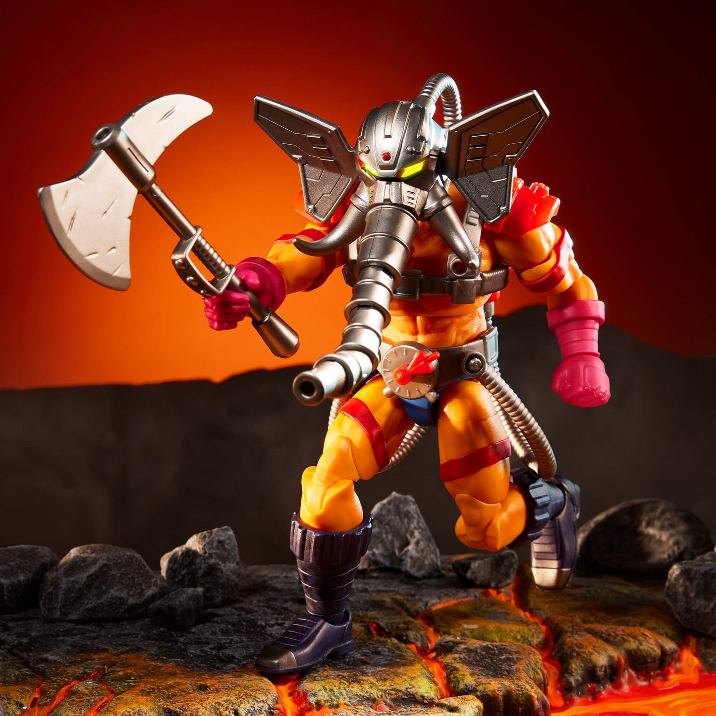 MOTU Masterverse Snout Spout Action Figure - Mô hình nhân vật Eternia Cyborg Mattel Masterverse Mattel - ảnh 1 - Action Figur