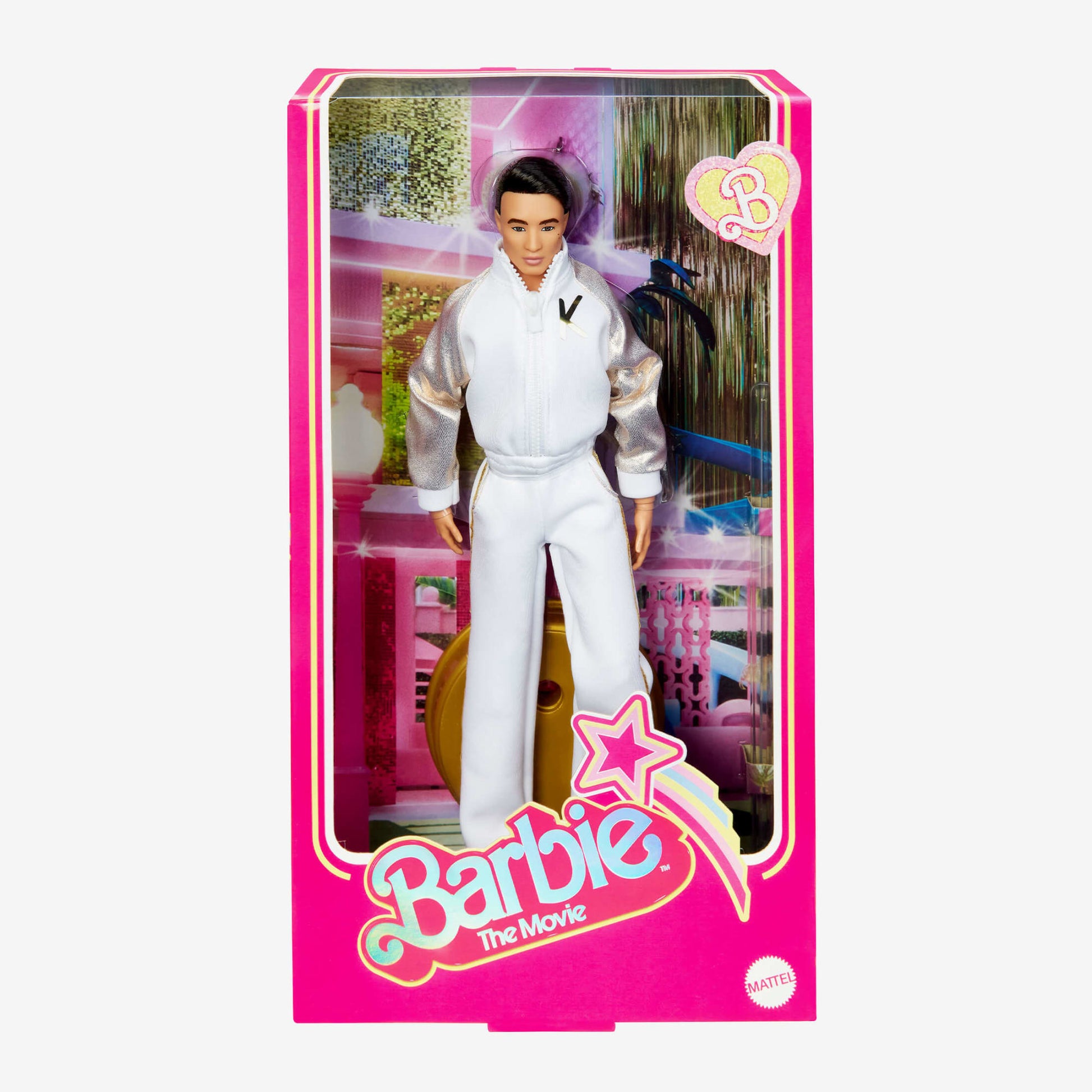 Ken Doll In White and Gold Tracksuit – Barbie The Movie Búp bê sưu tầm Mattel HPK04 Mattel - ảnh 10 - Búp bê sưu tầm