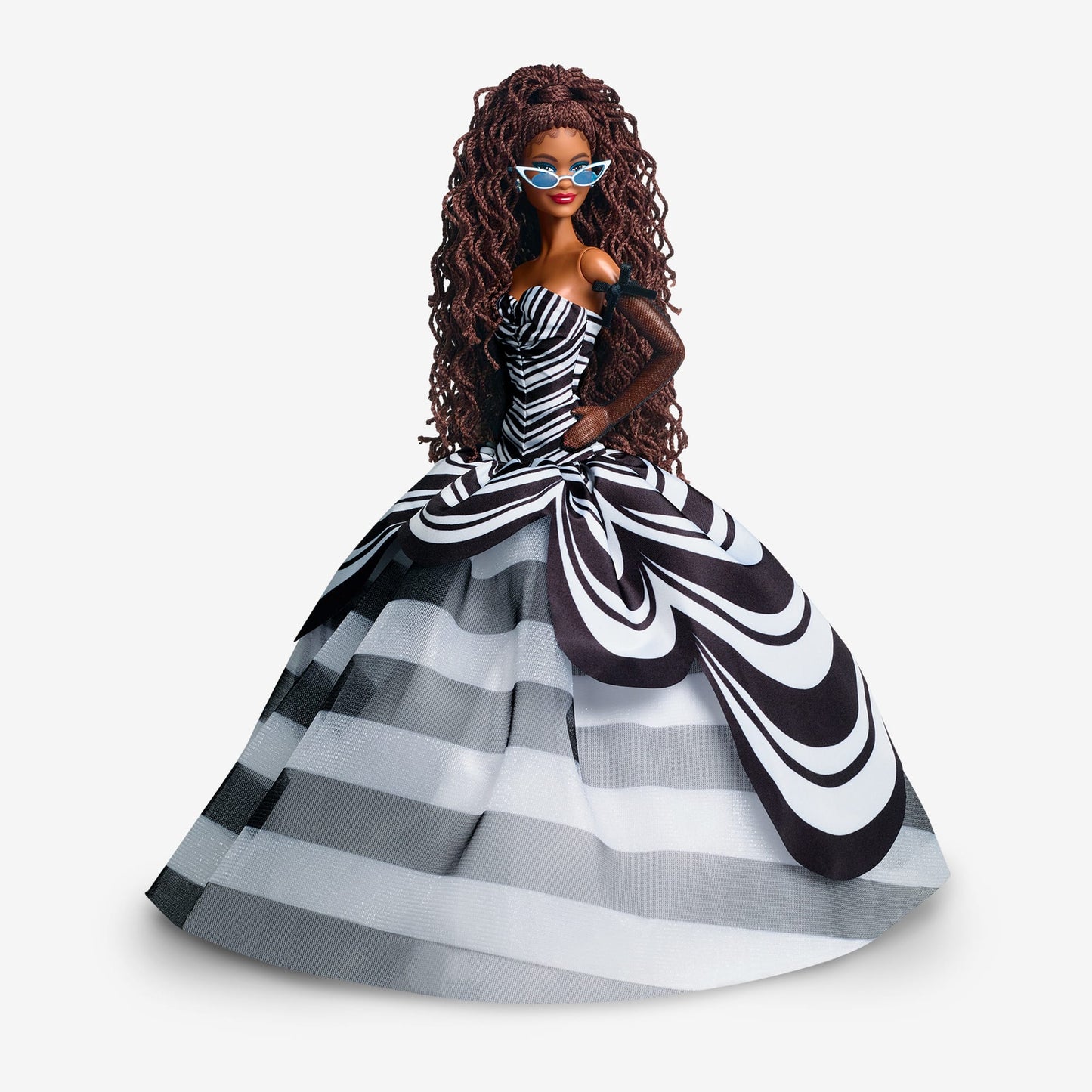 Barbie 65th Anniversary Doll With Brunette Hair - Búp Bê Sưu Tầm Kỷ Niệm 65 Năm - Mattel HRM59 - Hình ảnh chi tiết 2