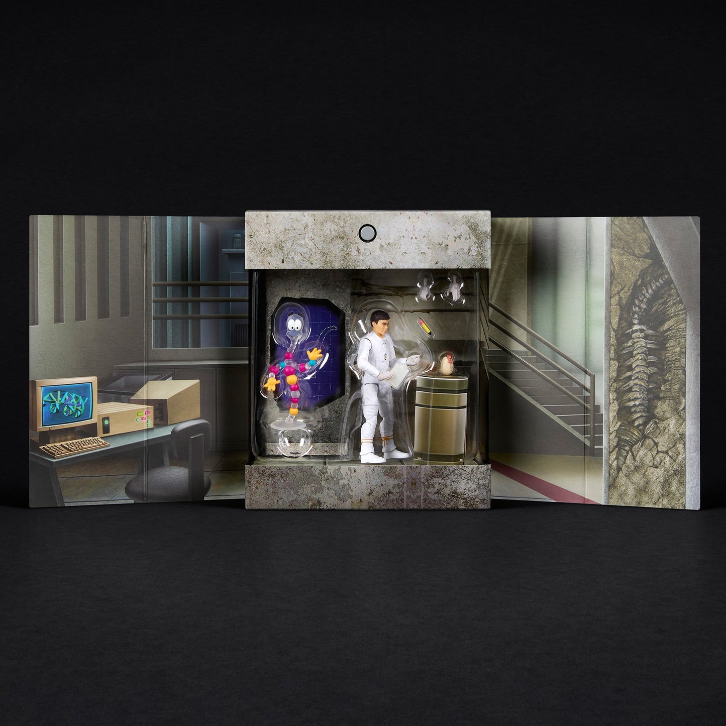 Jurassic World Hammond Collection Lab Tour Dr. Henry Wu - Mô Hình Nhân Vật Sưu Tầm Kỷ Niệm 30 Năm - Mattel Creations Exclusiv