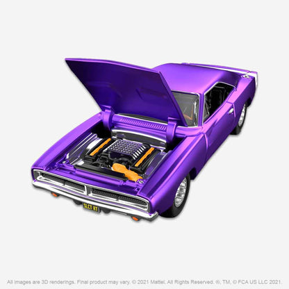 RLC sELECTIONs 1969 Dodge Charger R/T - Xe Mô Hình Kim Loại Cao Cấp Hot Wheels - Hình ảnh bổ sung 8