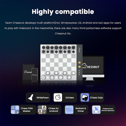 Chessnut Go Ultimate Portable Travel Electronic Chessboard