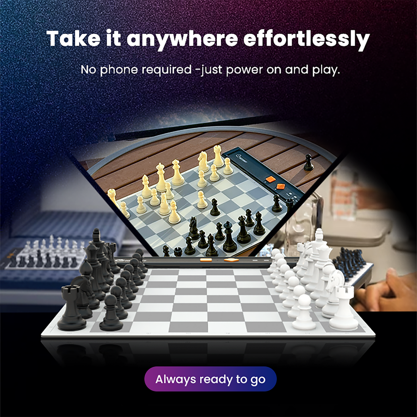Chessnut Go Ultimate Portable Travel Electronic Chessboard