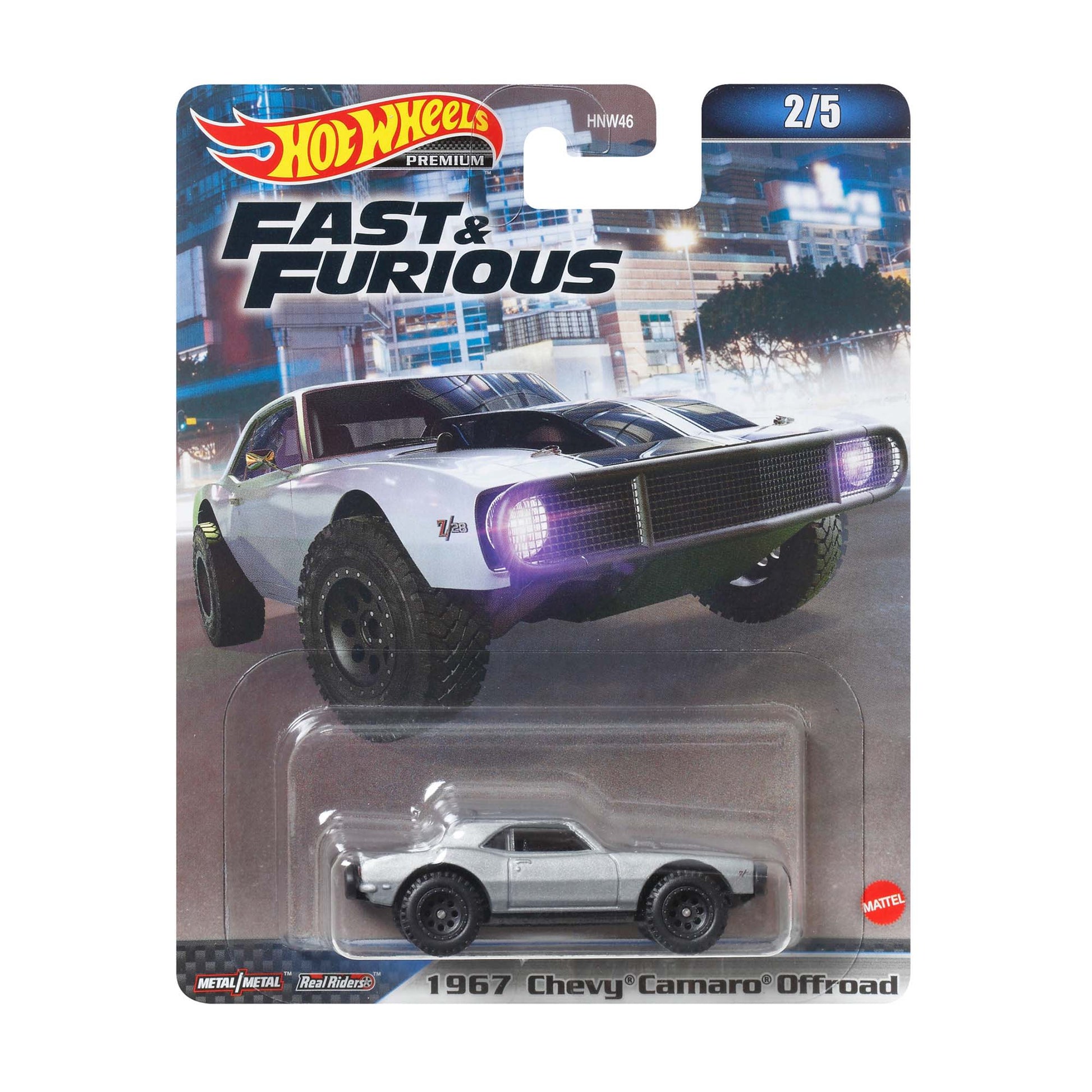 Hot Wheels Premium Fast & Furious 1967 Chevy Camaro Offroad Xe Mô Hình Tỉ Lệ 1:64 Mattel - Hình ảnh sản phẩm