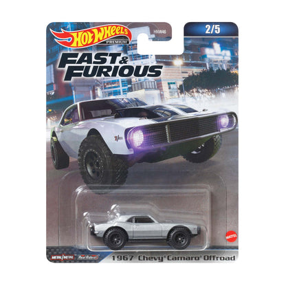 Hot Wheels Premium Fast & Furious 1967 Chevy Camaro Offroad Xe Mô Hình Tỉ Lệ 1:64 Mattel - Hình ảnh sản phẩm