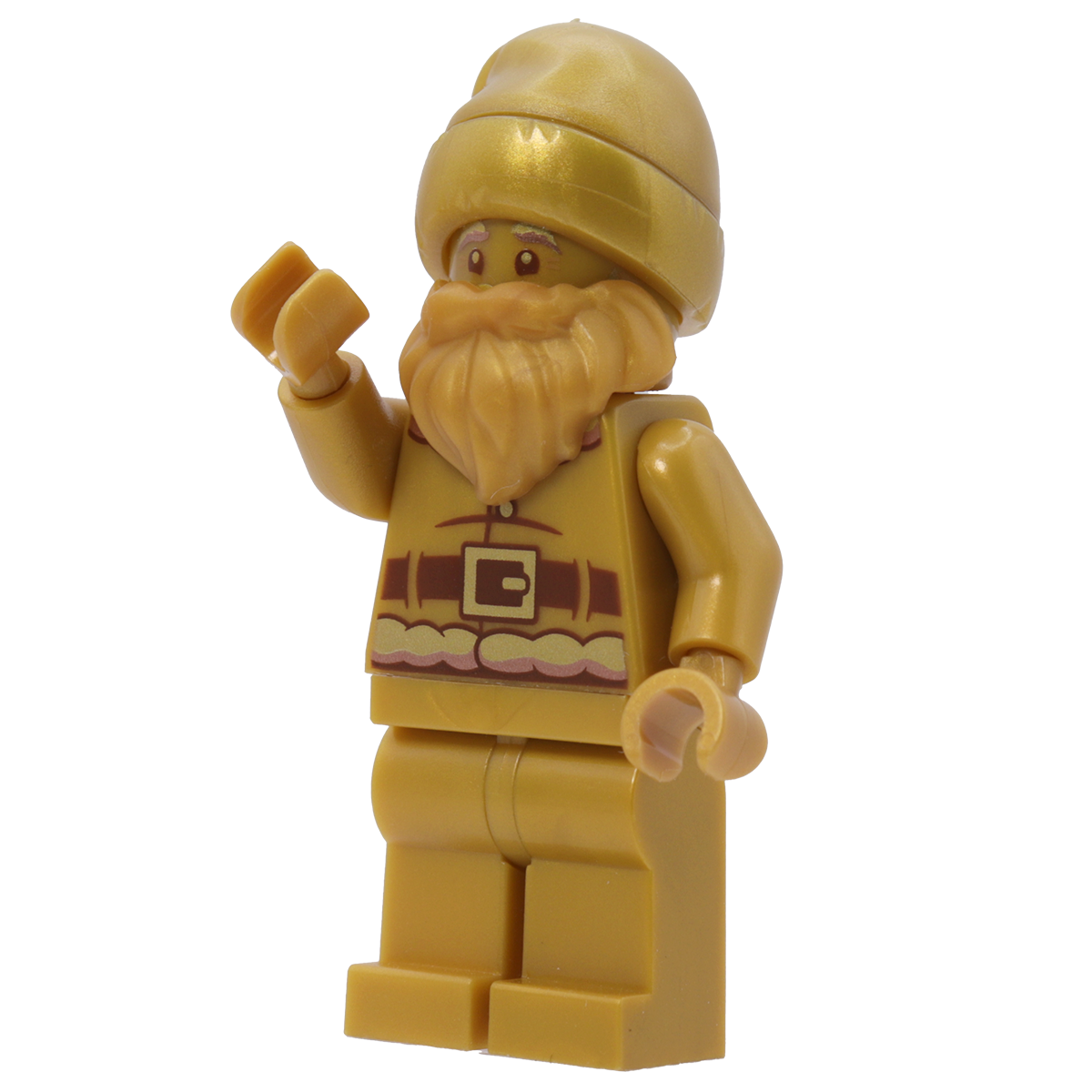 Minifigure Golden Santa - Nhân vật Ông Già Noel Vàng LEGO - Hình ảnh chi tiết 2