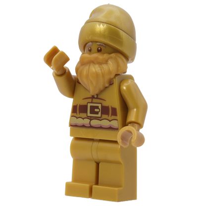 Minifigure Golden Santa - Nhân vật Ông Già Noel Vàng LEGO - Hình ảnh chi tiết 2