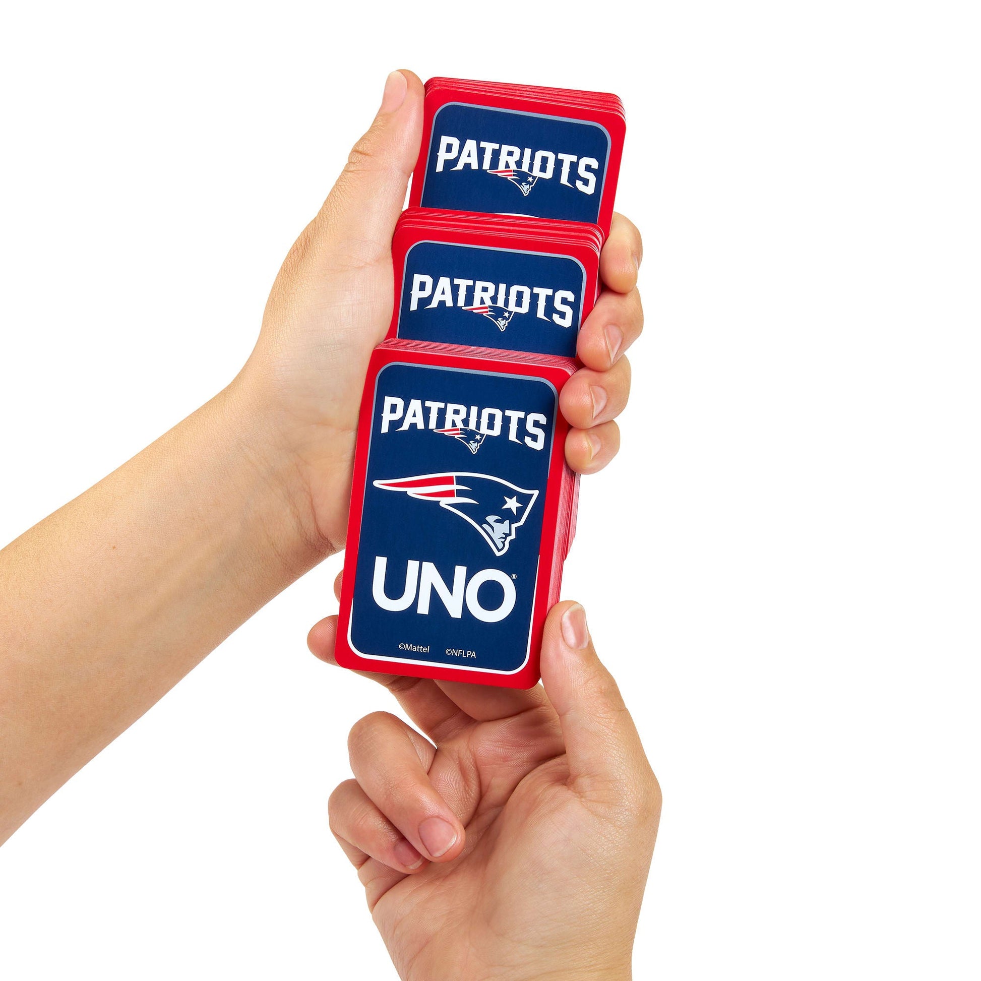 UNO Fandom NFL New England Patriots Game Deck - Bộ Bài Thẻ Bài Thể Thao Mattel Creations - Hình ảnh bổ sung 9