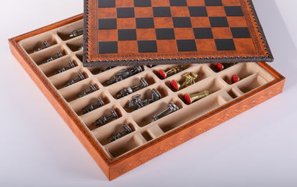 Gothic Chess Set with Leatherette Storage Board - Bộ Cờ Vua Cao Cấp & Hộp Đựng Giả Da - Chess House - Hình ảnh bổ sung 6