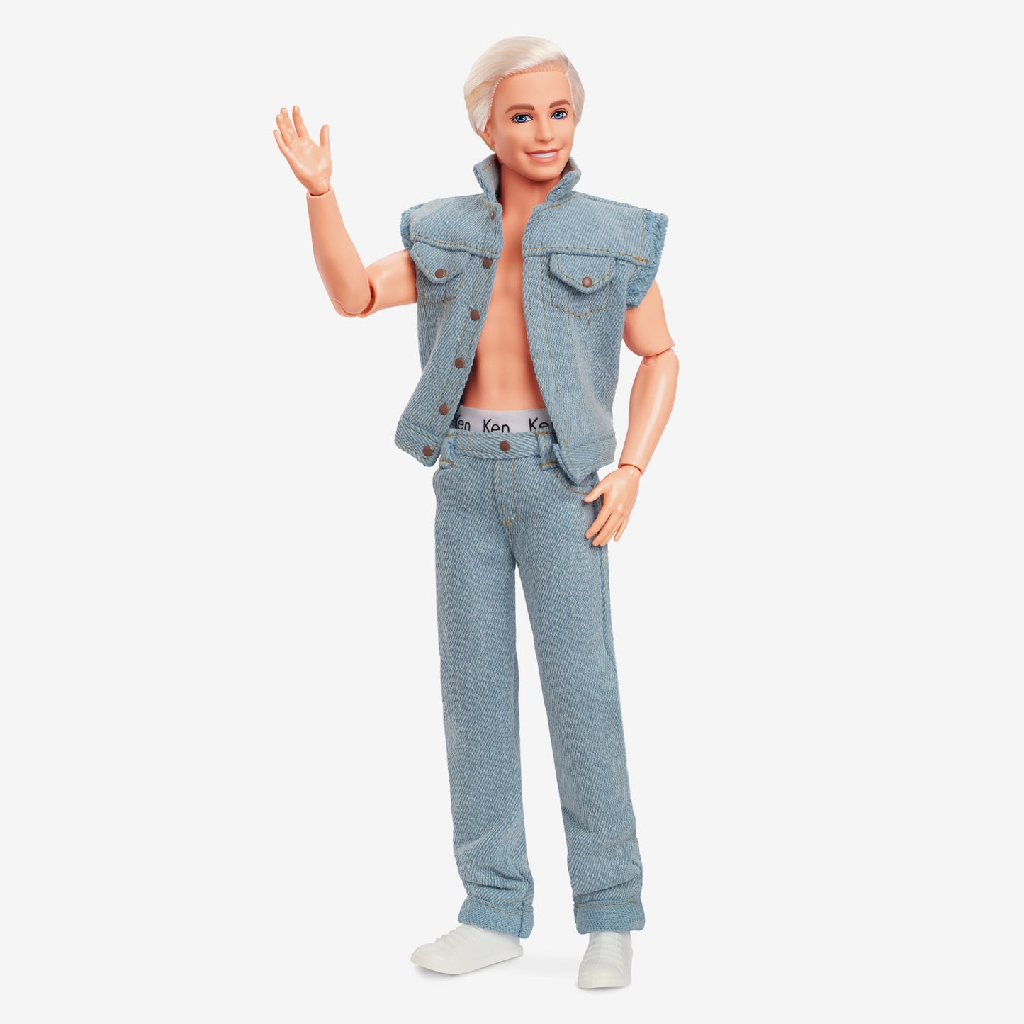 Ken Doll Wearing Denim Matching Set – Barbie The Movie - Búp Bê Sưu Tập Barbie Mattel - Hình ảnh chi tiết 2