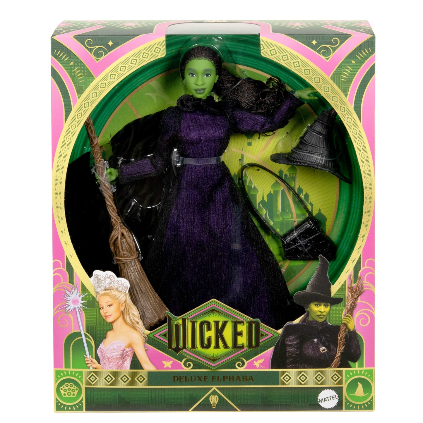 Wicked Deluxe Elphaba Fashion Doll and Accessories - Búp Bê Phù Thủy Cao Cấp - Mattel Creations - Hình ảnh bổ sung 9