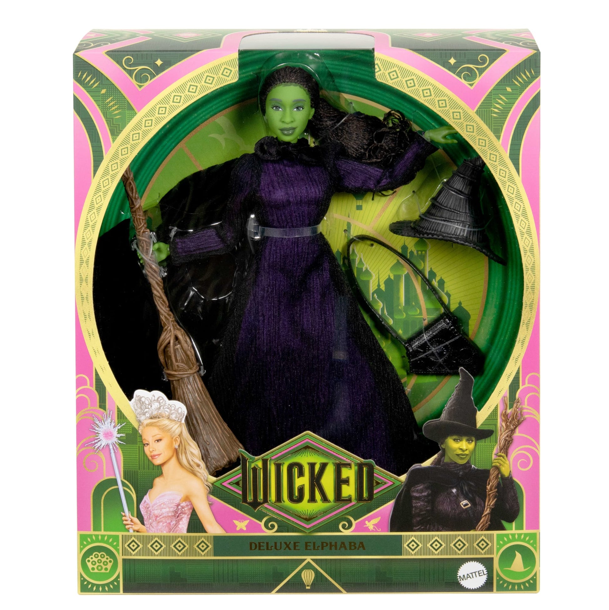 Wicked Deluxe Elphaba Fashion Doll and Accessories - Búp Bê Phù Thủy Cao Cấp - Mattel Creations - Hình ảnh bổ sung 9