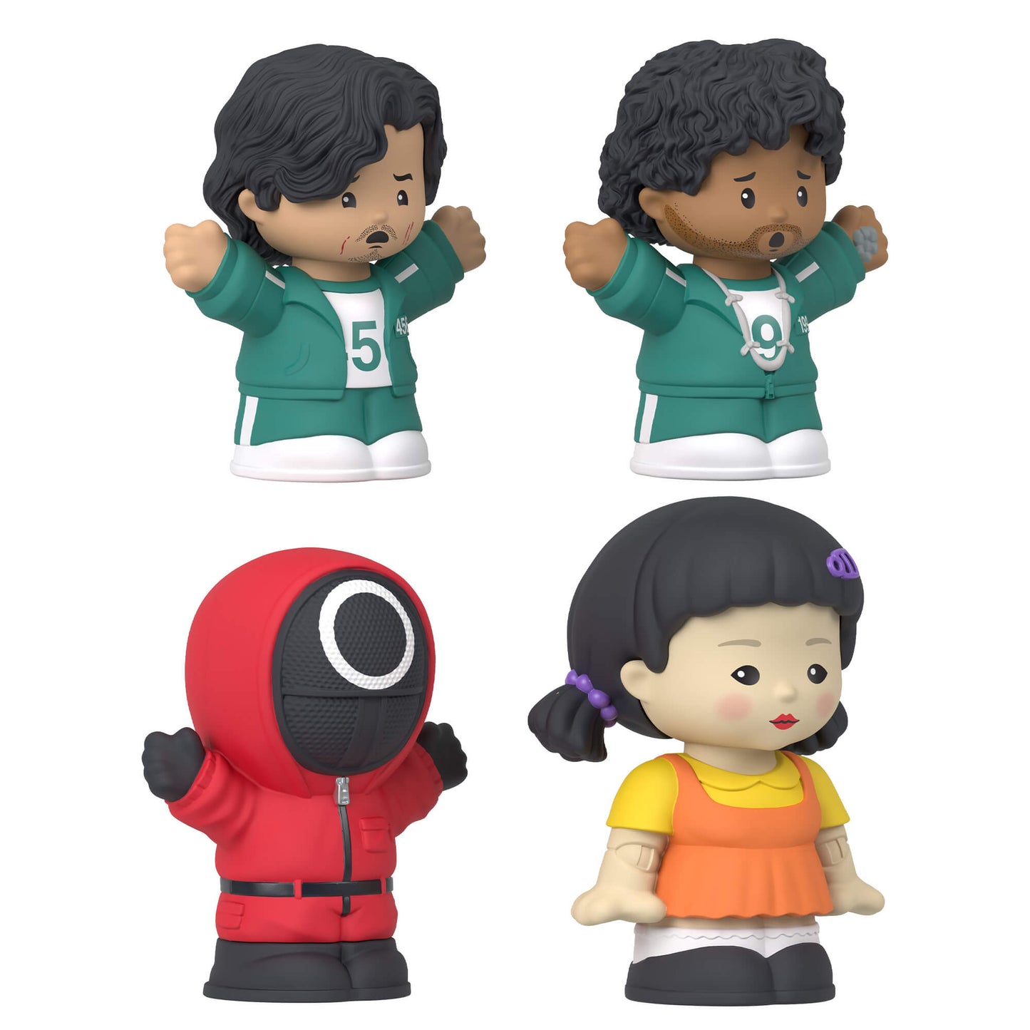 Little People Collector Squid Game Set - Bộ Hình Nhân Vật Sưu Tầm Cao Cấp - Mattel HYC41