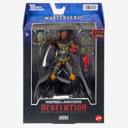 Masters of the Universe Masterverse Revelation Andra Action Figure - Mô Hình Figure Chính Hãng Mattel - Hình ảnh bổ sung 4