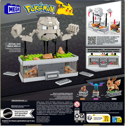 MEGA Pokémon Mini Motion Geodude Building Set - Bộ Đồ Chơi Lắp Ráp Pokémon Chuyển Động - MEGA Mattel HWR79