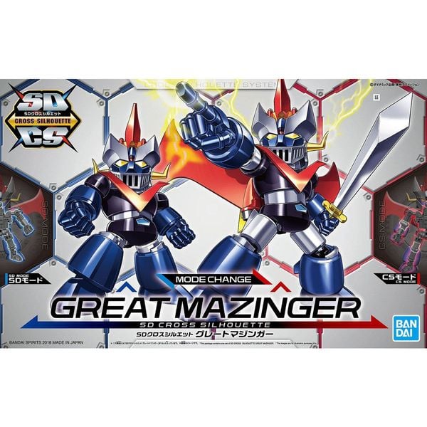 Great Mazinger - SD Cross Silhouette	- Mô hình robot	chính hãng Bandai