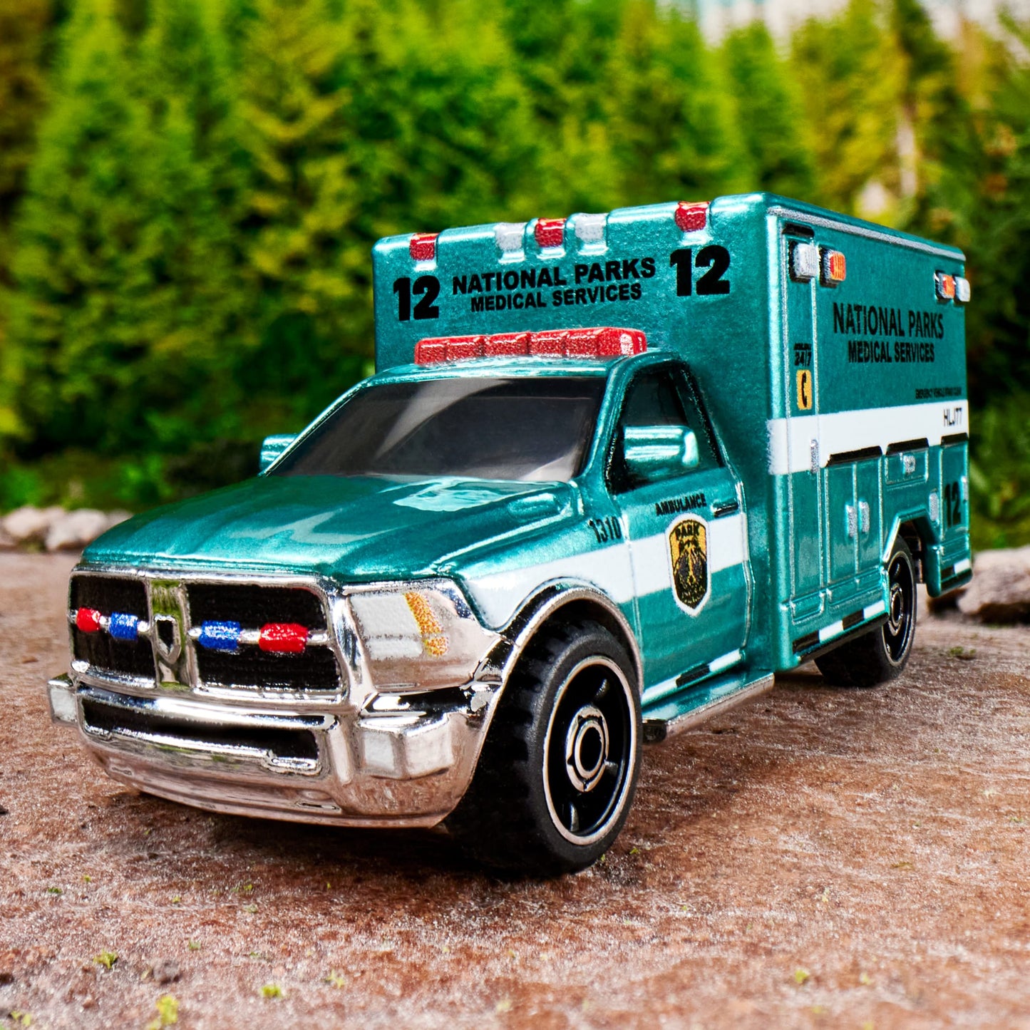 Matchbox 2019 Ram Ambulance Xe Mô Hình Cứu Thương Cao Cấp Matchbox HLJ77 Matchbox - ảnh 2 - Mô hình xe die-cast