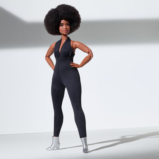 Barbie Looks Doll (Curvy, Brunette) Búp Bê Thời Trang Khớp Nối Linh Hoạt Barbie Signature GTD91 - Hình ảnh chi tiết 2
