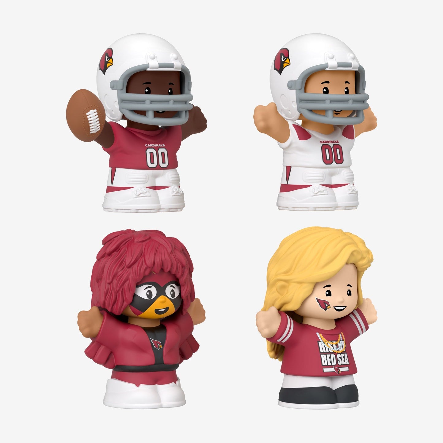 Little People Collector x NFL Arizona Cardinals Set - Bộ Mô Hình Nhân Vật Sưu Tập - Mattel - Hình ảnh bổ sung 6