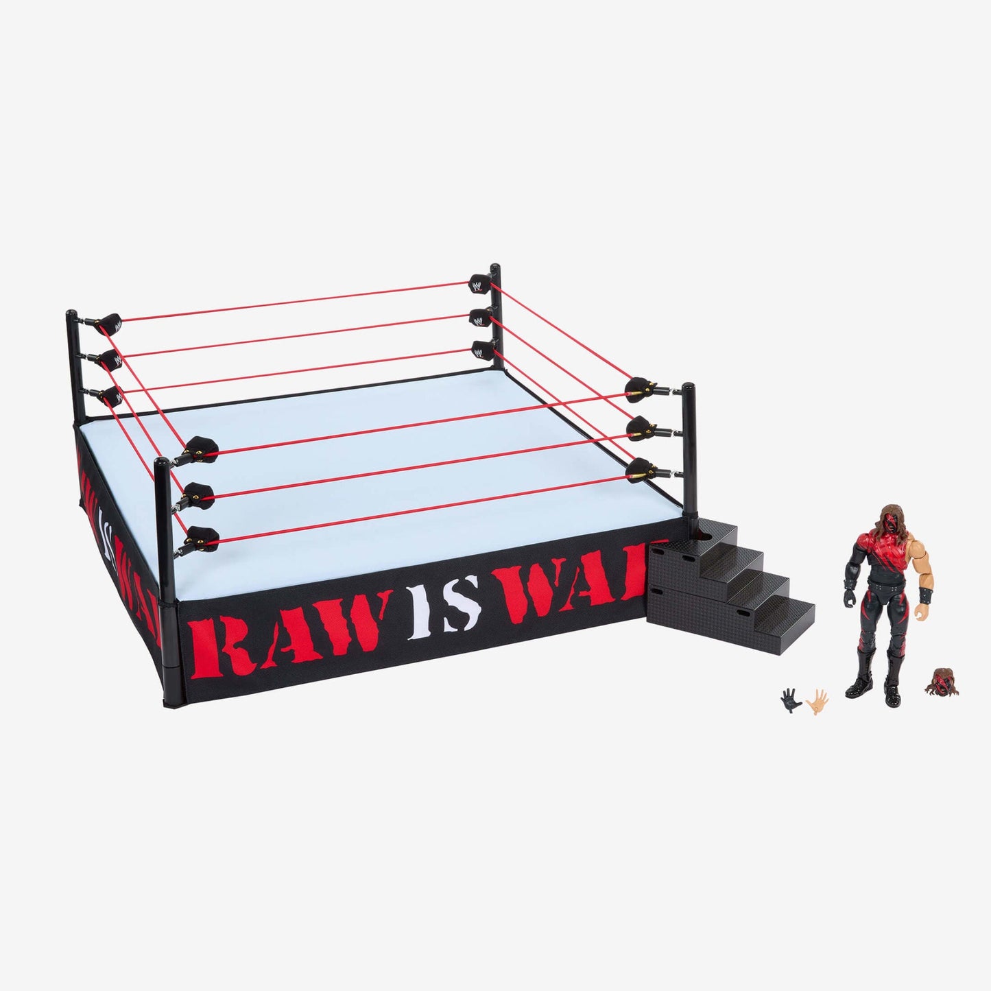 WWE Ultimate Edition Attitude Era Ring and Kane Figure - Bộ Sàn Đấu Và Mô Hình Kane Sưu Tầm - Mattel HNM39 - Hình ảnh bổ sung 4