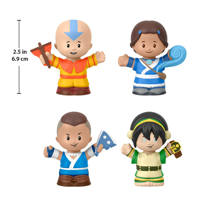 Little People Collector Avatar The Last Airbender - Bộ Mô Hình Action Figure 4 Nhân Vật Mattel Fisher-Price - Hình ảnh bổ sung 5