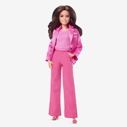 Gloria Doll Wearing Pink Power Pantsuit – Barbie The Movie - Búp Bê Sưu Tầm Chính Hãng Mattel Signature HPJ98 - Hình ảnh chi tiết 2